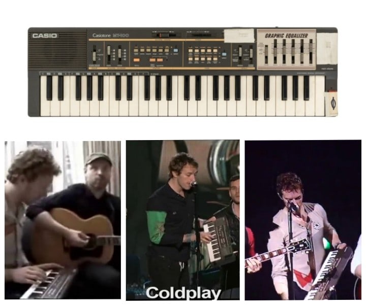 Coldplay | Chris Martin Stage-Played Viva la Vida Era Casio MT-100 Keyboard (2009) (1 of 11)