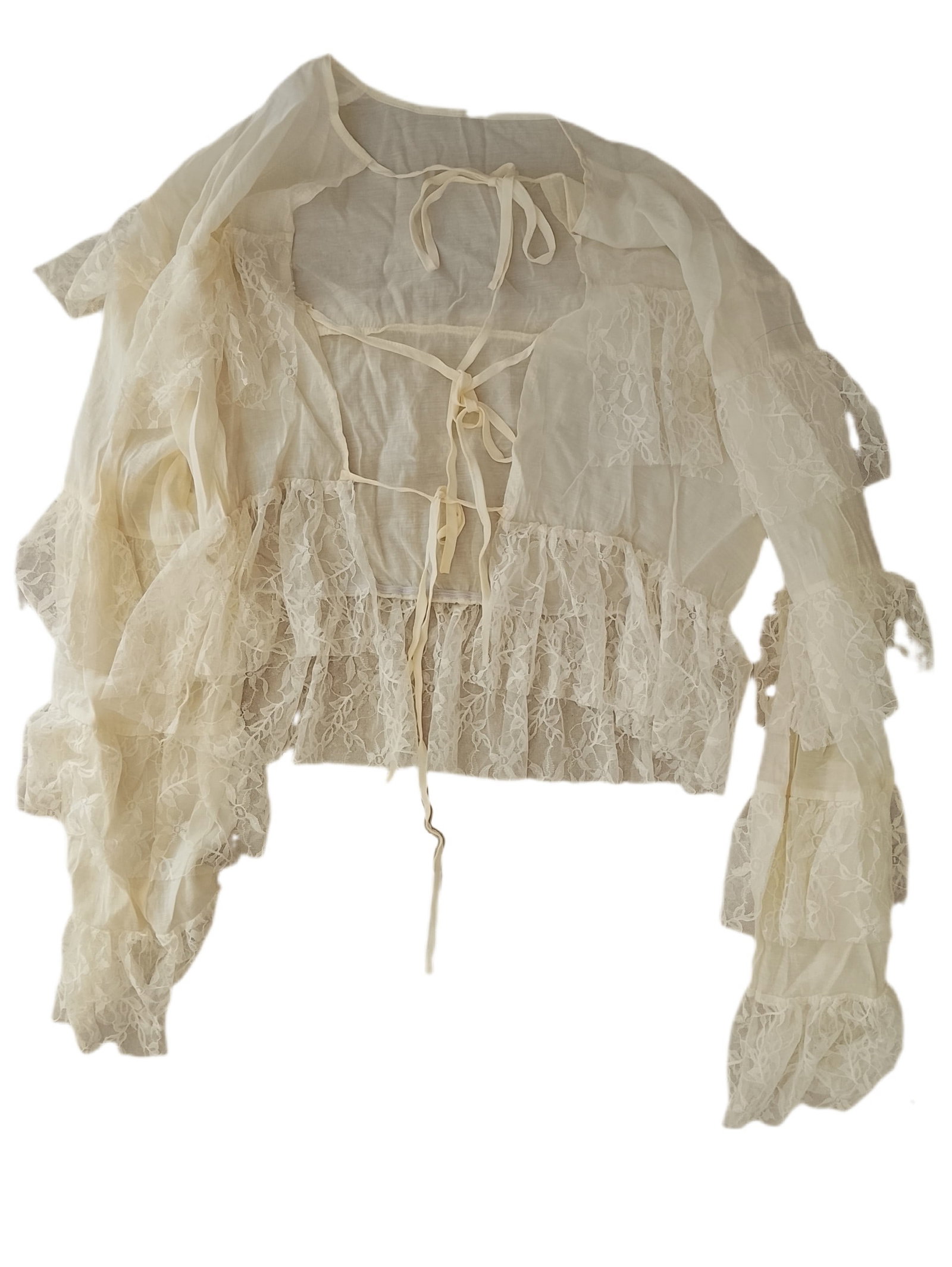 Britney Spears Owned & Worn White Ruffled Shirt: This black shirt was previously owned and worn by Britney Spears. The shirt contains a label in the collar stating that it was the Property of 'Disney Pictures & TV'. Britney's first major televis