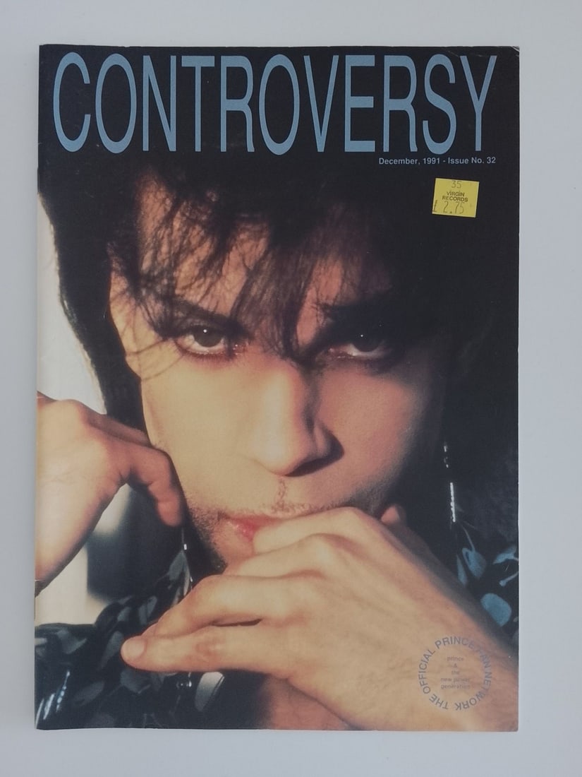 Prince Controversy Magazine Issue 32 December 1991 + Poster Inside (1 of 2)