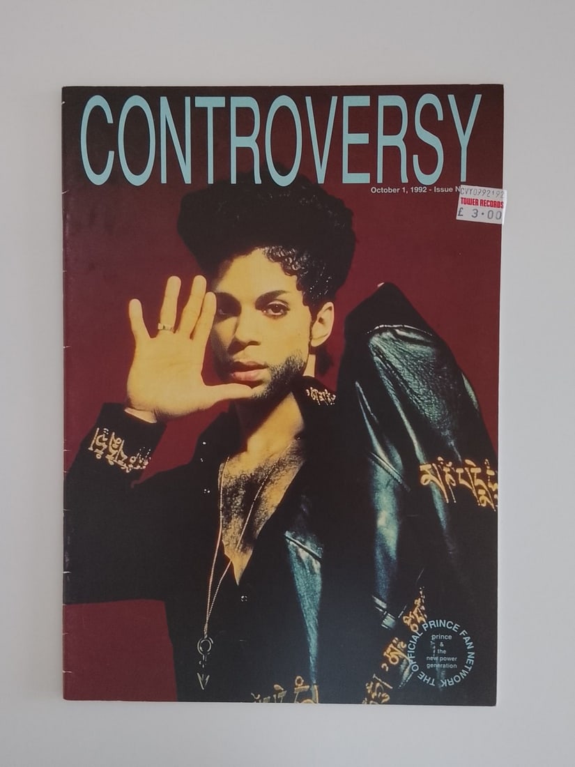 Prince - Controversy Magazine, October 1st 1992 + Poster (1 of 2)