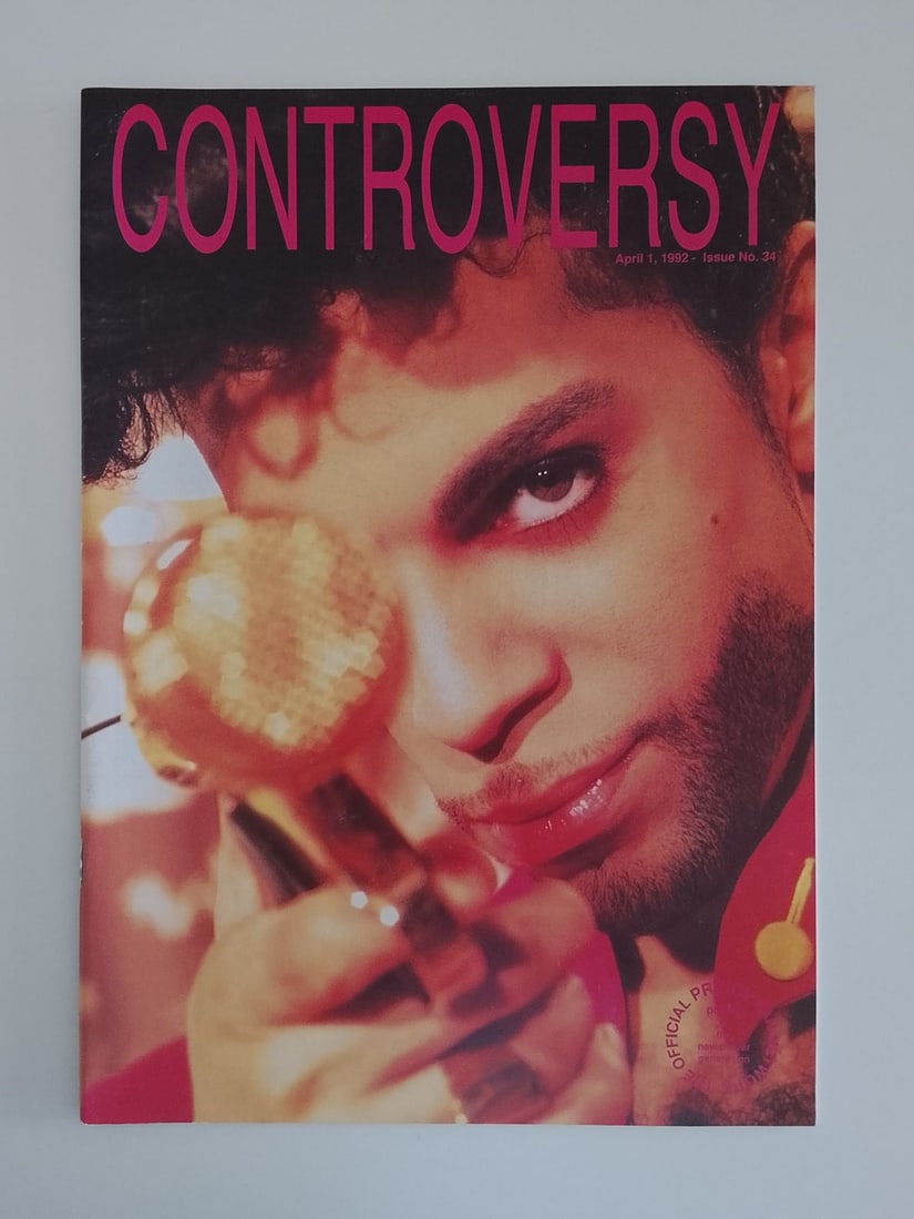 Prince - Controversy Magazine Issue 34, April 1992 + Poster (1 of 2)