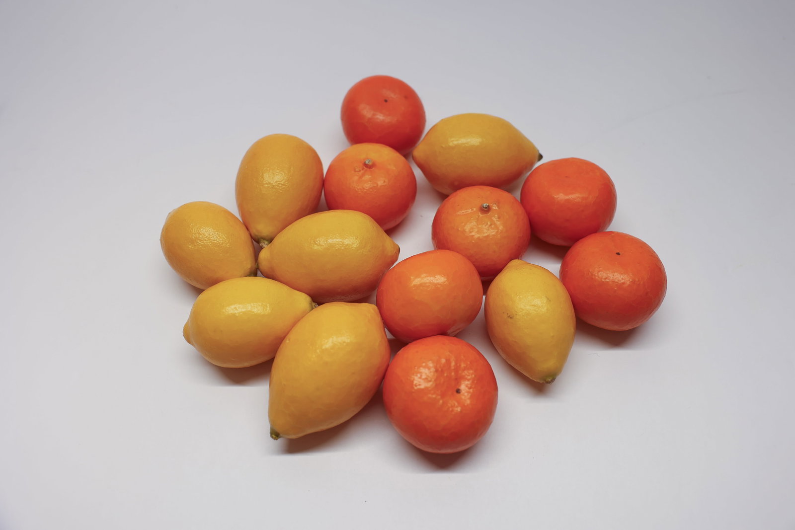 Faux Fruit Lot 14pc Lemons Clementines Decor (1 of 5)