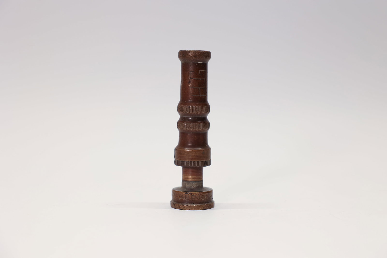 Vintage Bronze Garden Hose Nozzle (1 of 4)
