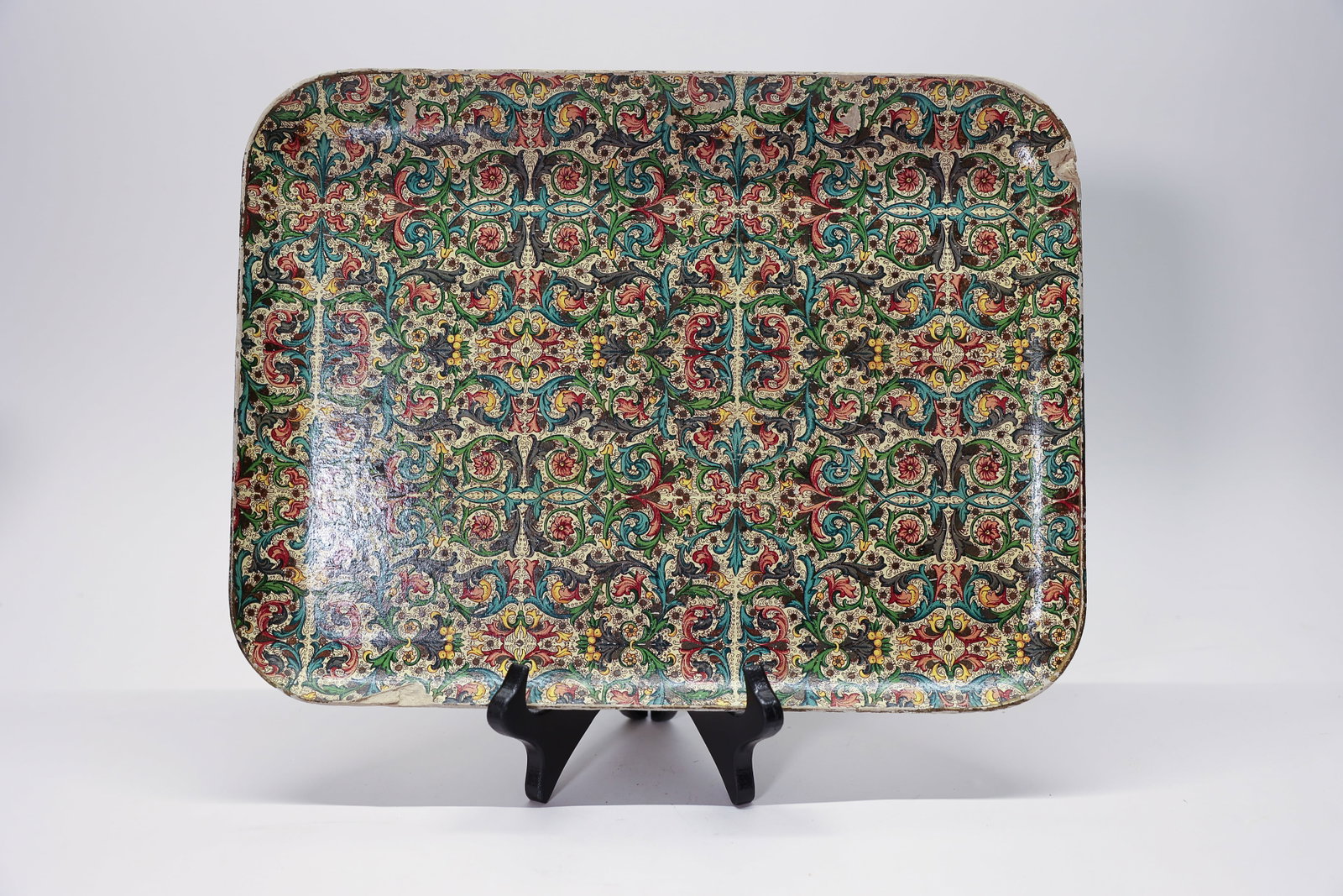 Vintage Viking Import Floral Cocktail Tray (1 of 5)