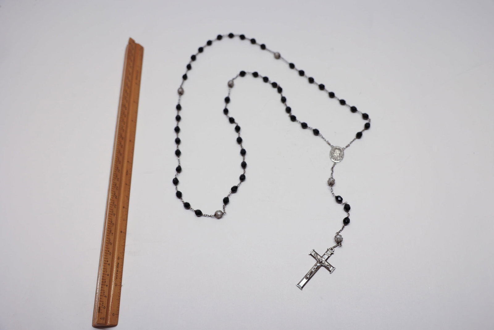 Vintage Sterling Silver Rosary (1 of 4)