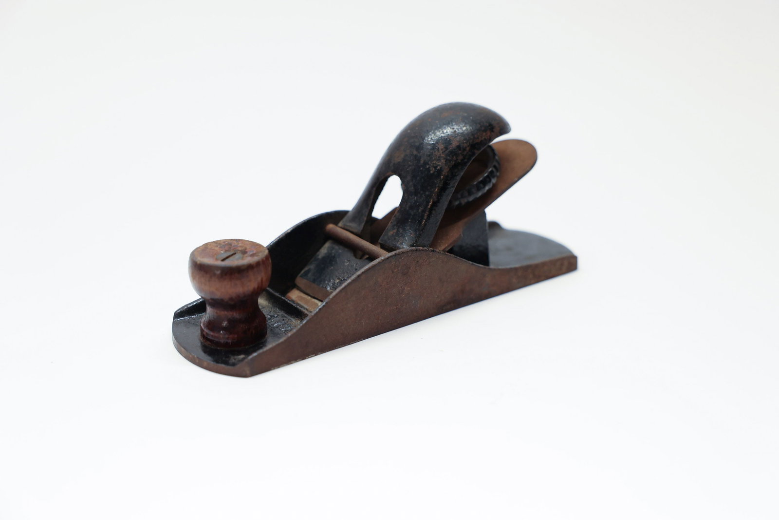 Antique Cast Iron Block Plane 7" USA Made (1 of 6)