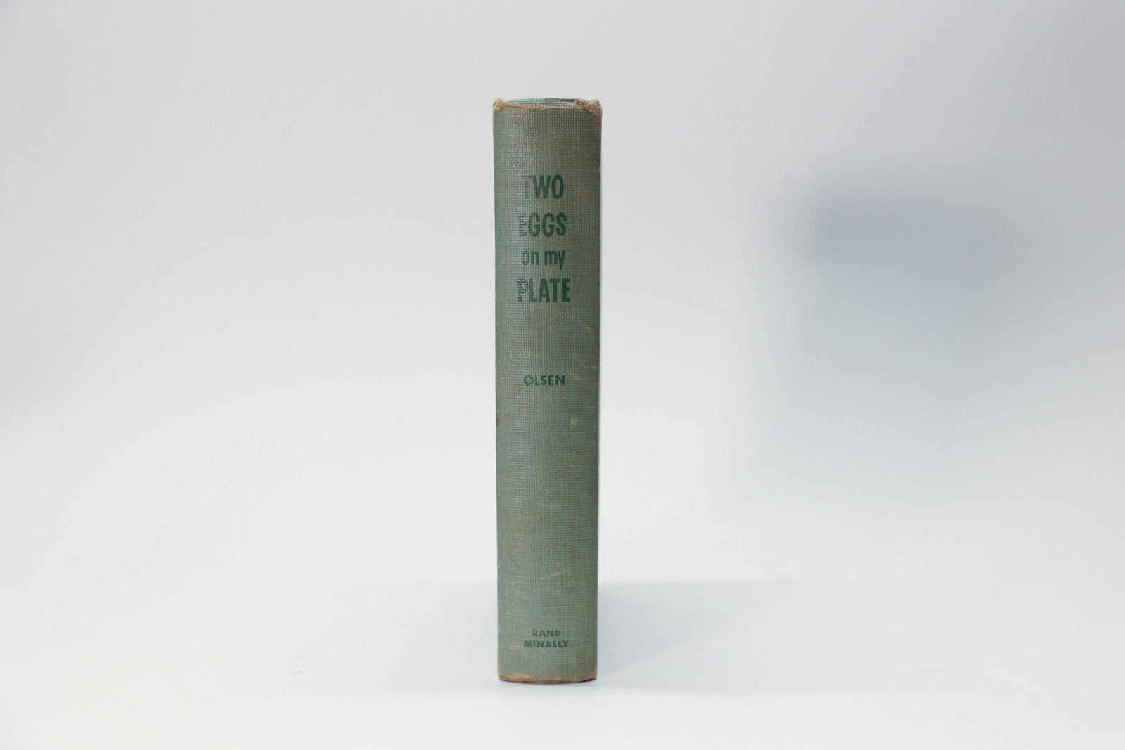 Two Eggs On My Plate by Oluf Reed Olsen: 1952 edition. A true story about Norwegian resistance fighters during World War II. Hardcover book.Dimensions: H: 1.5", W: 5.5", L: 8.25"