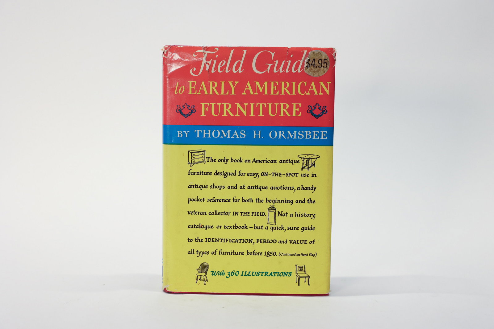Field Guide to. Early American Furniture by Thomas: Published in 1951.Dimensions: H: 1.5", W: 5", L: 7.25"