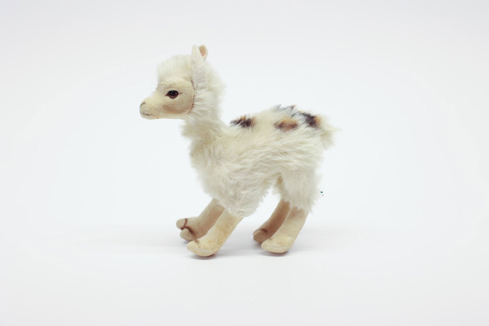 Steiff Mohair Llama Figure, Button Missing (1 of 4)