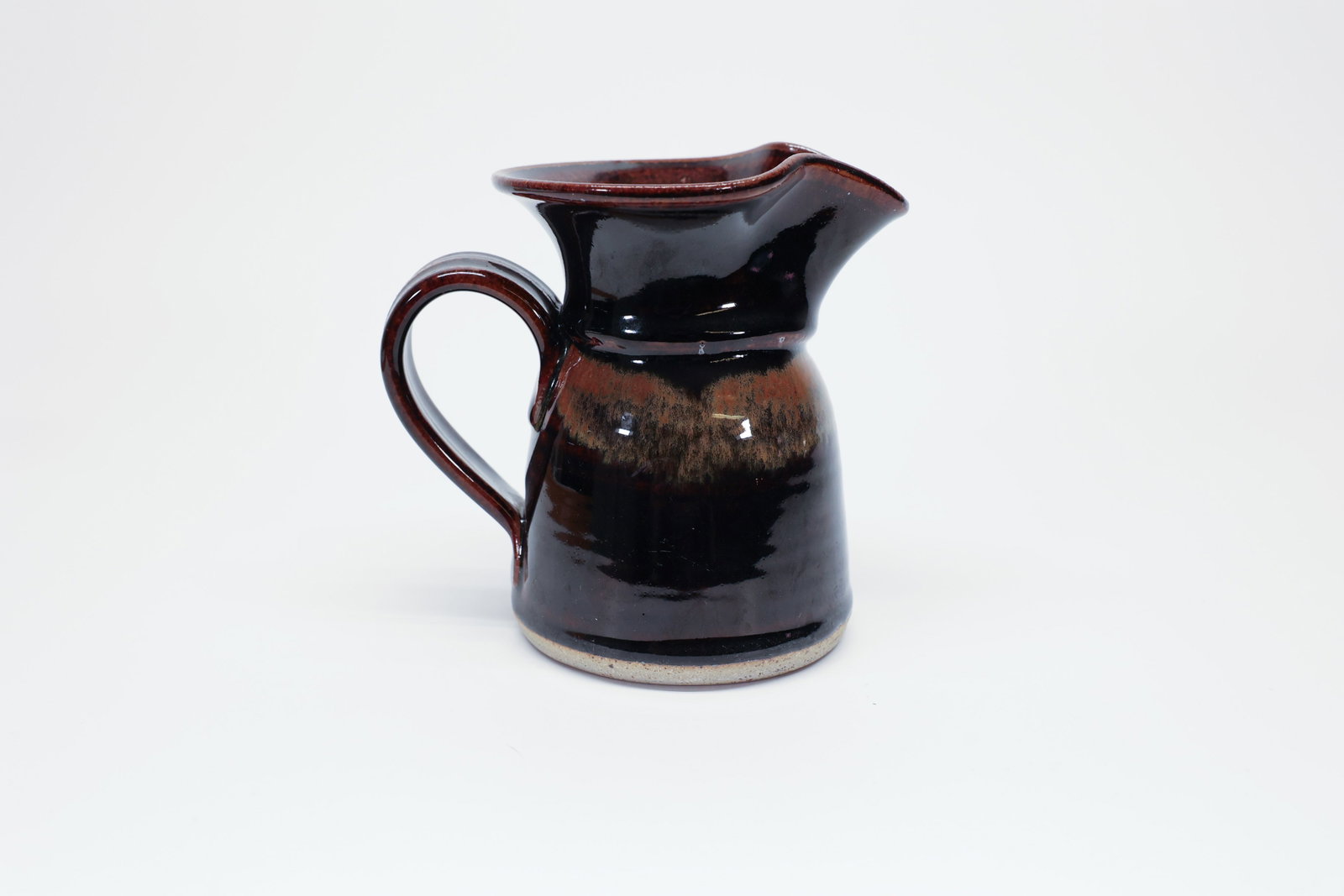 Studio Pottery Pitcher, Drip Glaze - 3