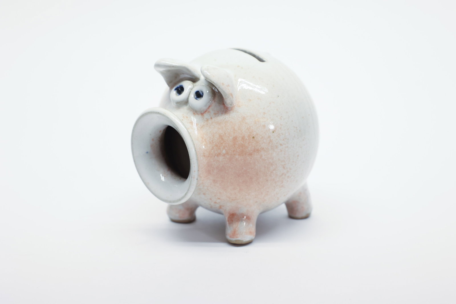 Studio Pottery Piggy Bank, Signed & Dated '97 (1 of 3)
