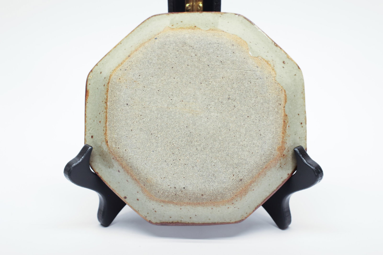 Studio Pottery Octagonal Dish, Drip Glaze - 2