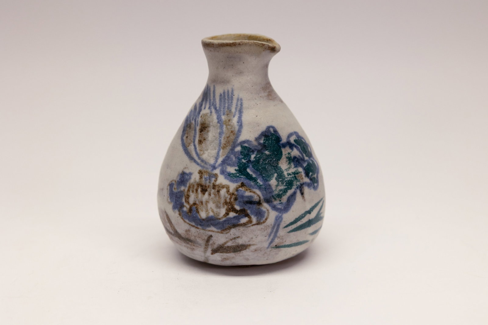 Studio Art Pottery Creamer Sake Bottle Bud Vase (1 of 4)