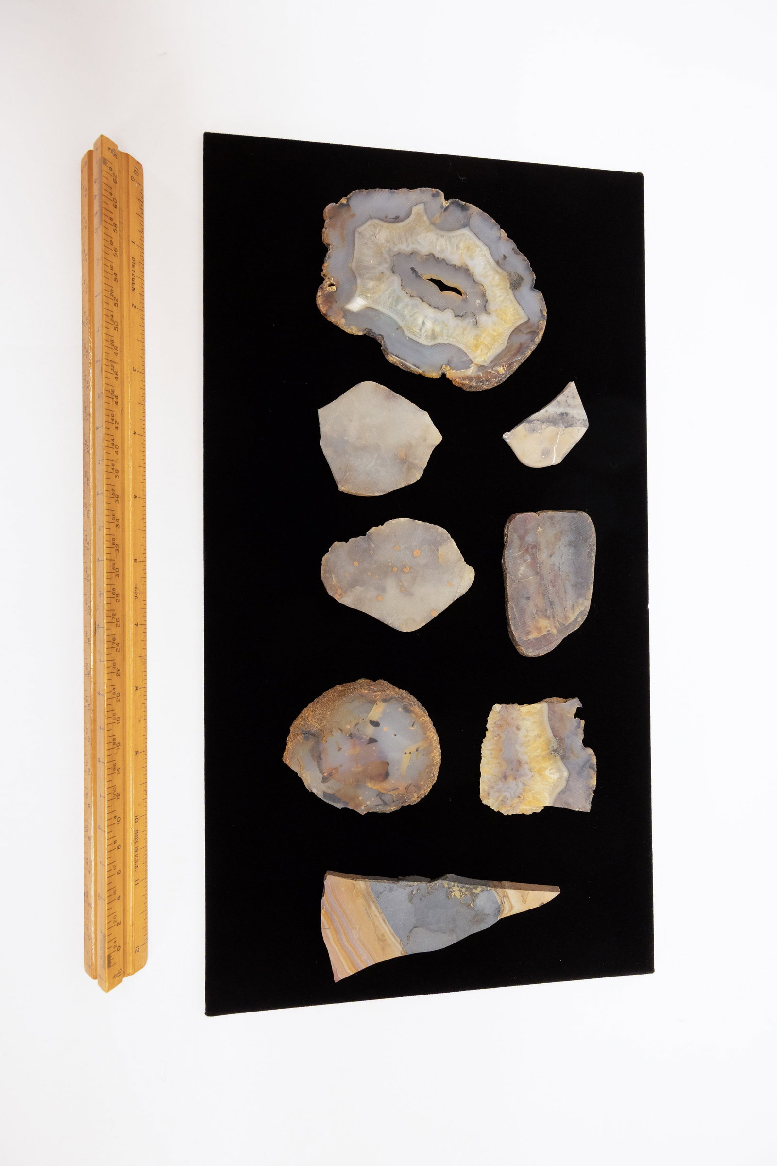 Set of 8 Rough Cut Agate & Minderal Specimens (1 of 3)