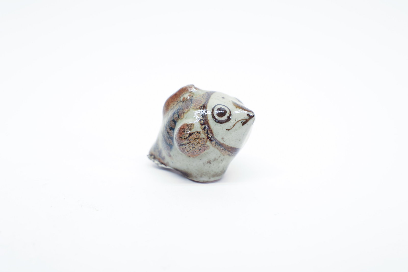 Mexican Folk Art Ceramic Fish Figure, Tonala (1 of 5)