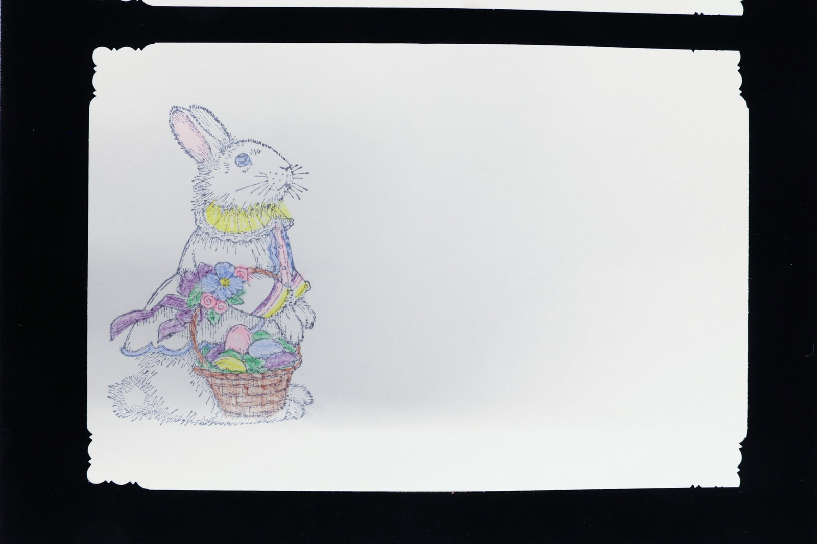 Vintage Easter Stationary (3 pieces): Dimensions: W: 4", L: 6"