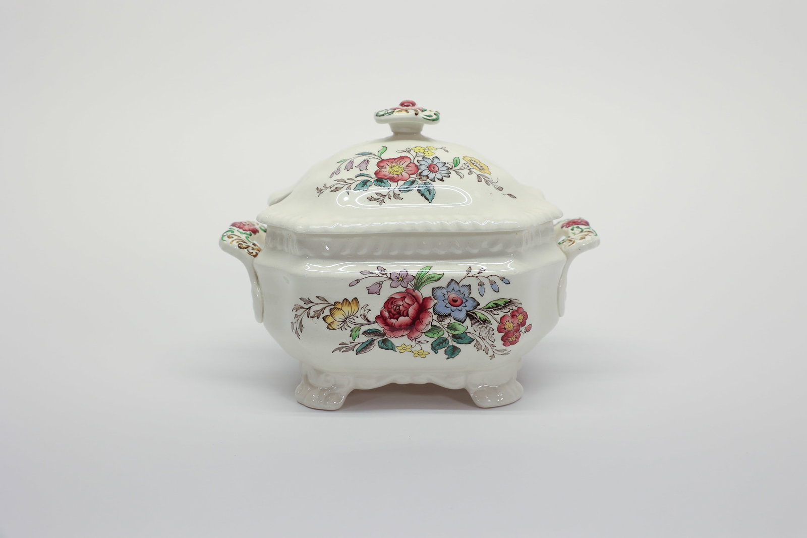 Copeland Spode "Romney" Gadroon Footed Sm Tureen (1 of 7)
