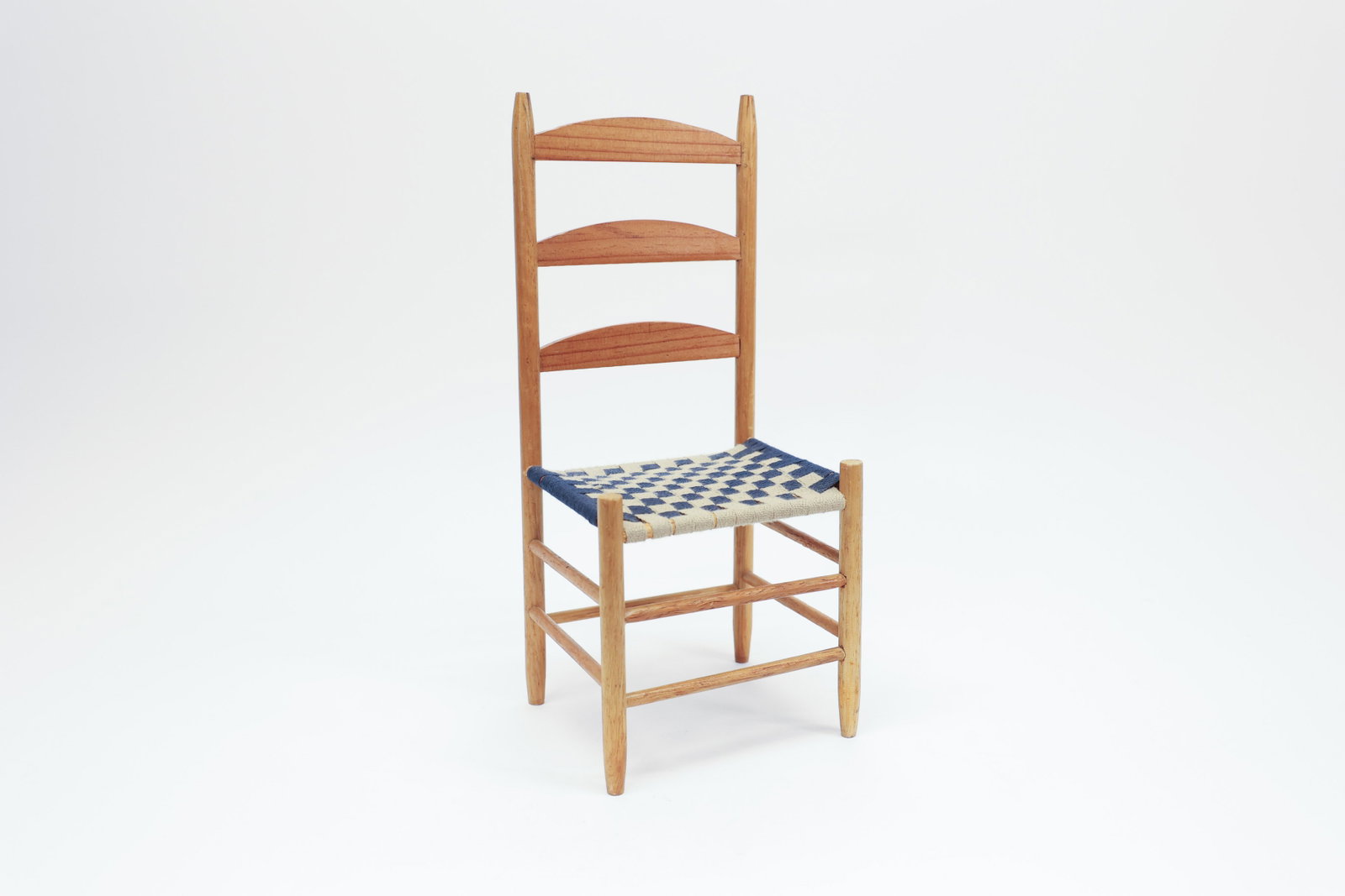 Miniature Shaker-Style Ladder-Back Doll Chair (1 of 6)