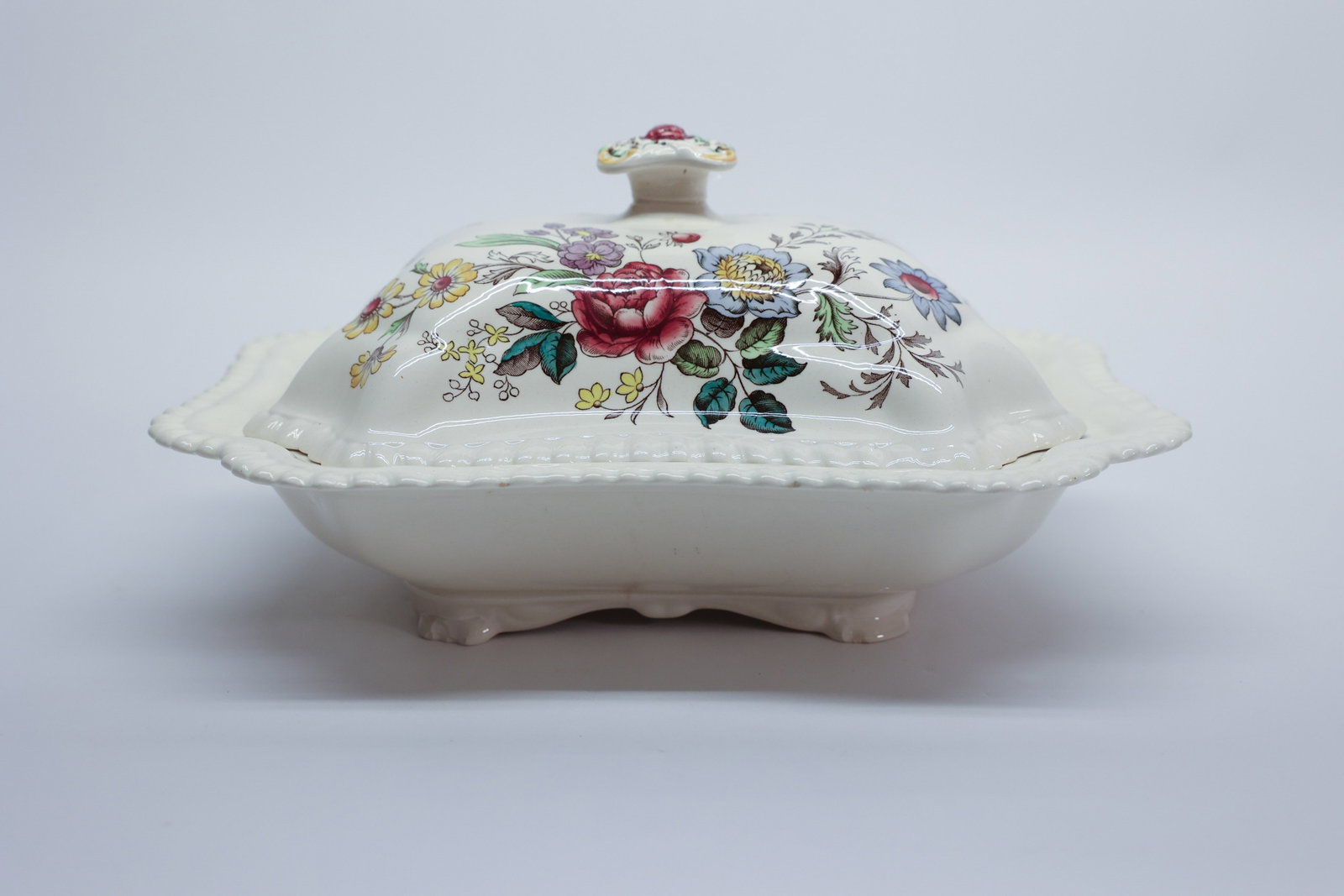 Copeland Spode Romney Covered Vegetable Dish - 2