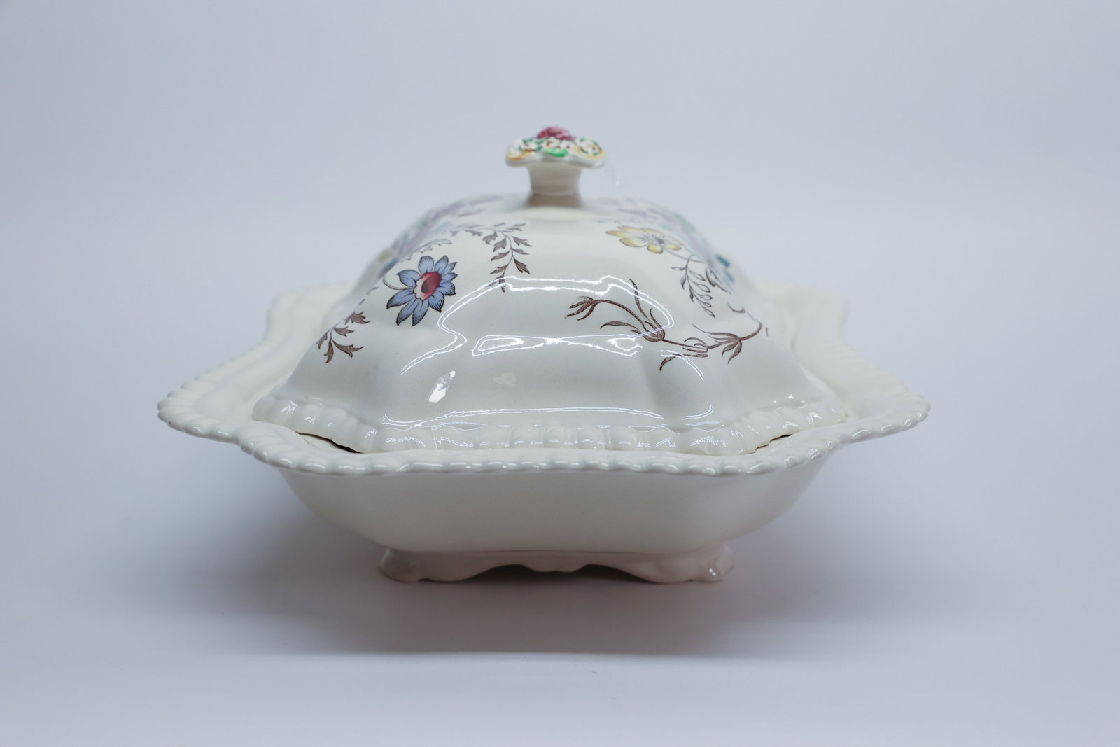 Copeland Spode Romney Covered Vegetable Dish - 3