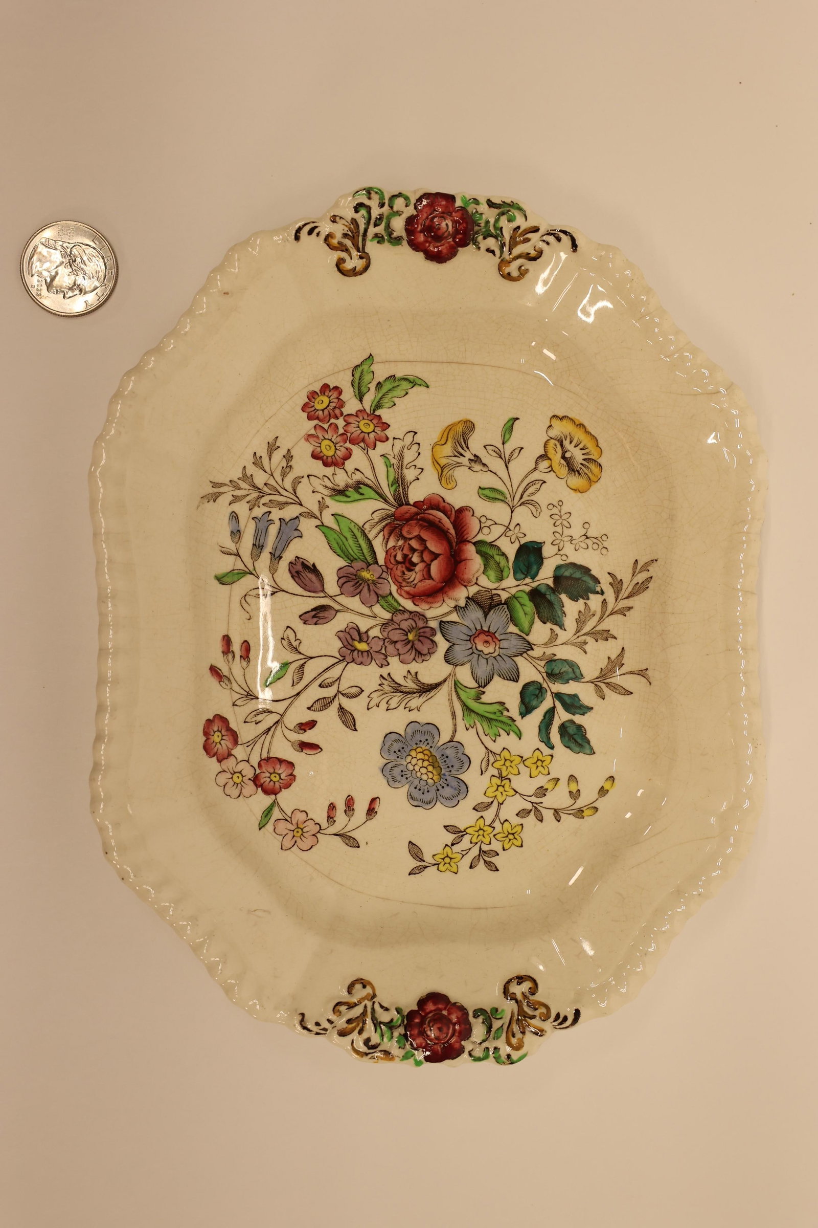 Copeland Spode "Romney" Small Handled Serving Dish - 4