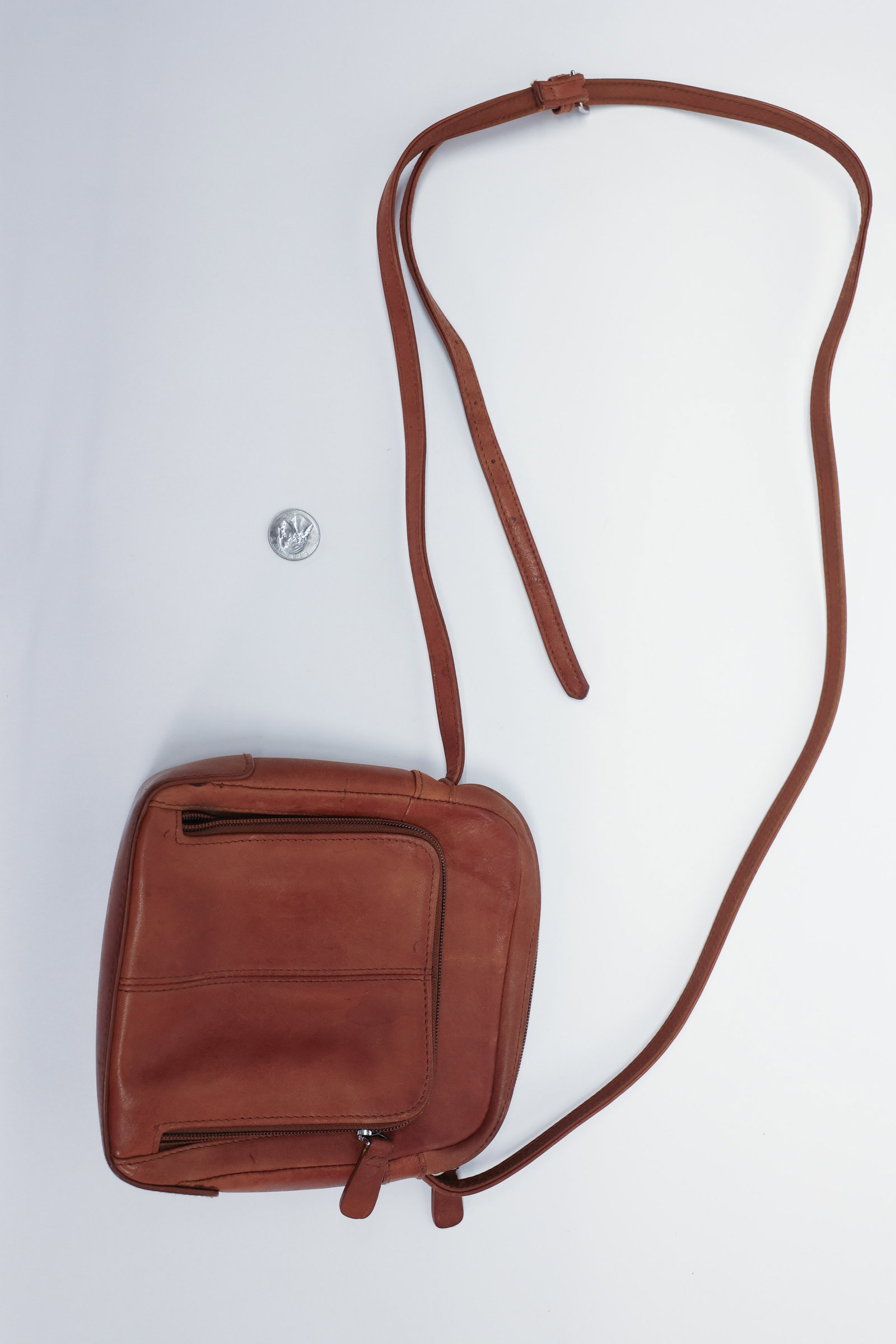 St. John's Bay Genuine Leather Crossbody Bag (1 of 5)
