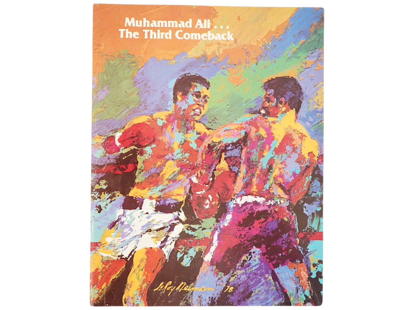 VINTAGE BOOKLET MUHAMMAD ALI THE THIRD COMEBACK 1978 (1 of 8)