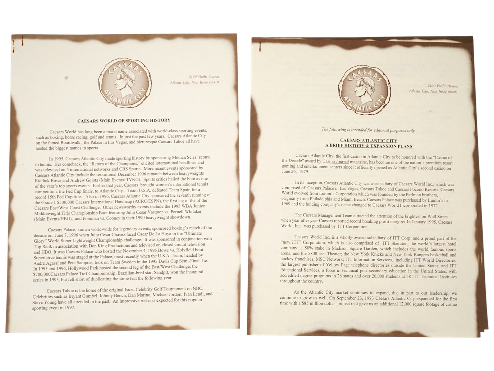 LEONARD VS CAMACHO PRESS RELEASE FACT SHEET - 5