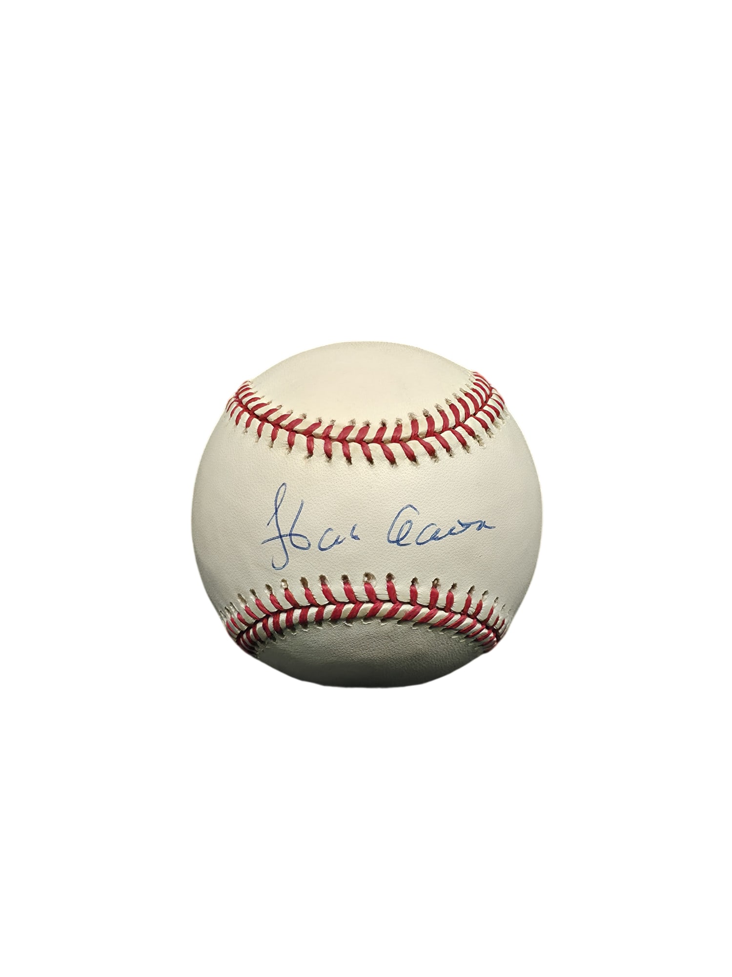 HANK AARON SIGNED BASEBALL PSA AUTHENTICATED - 2