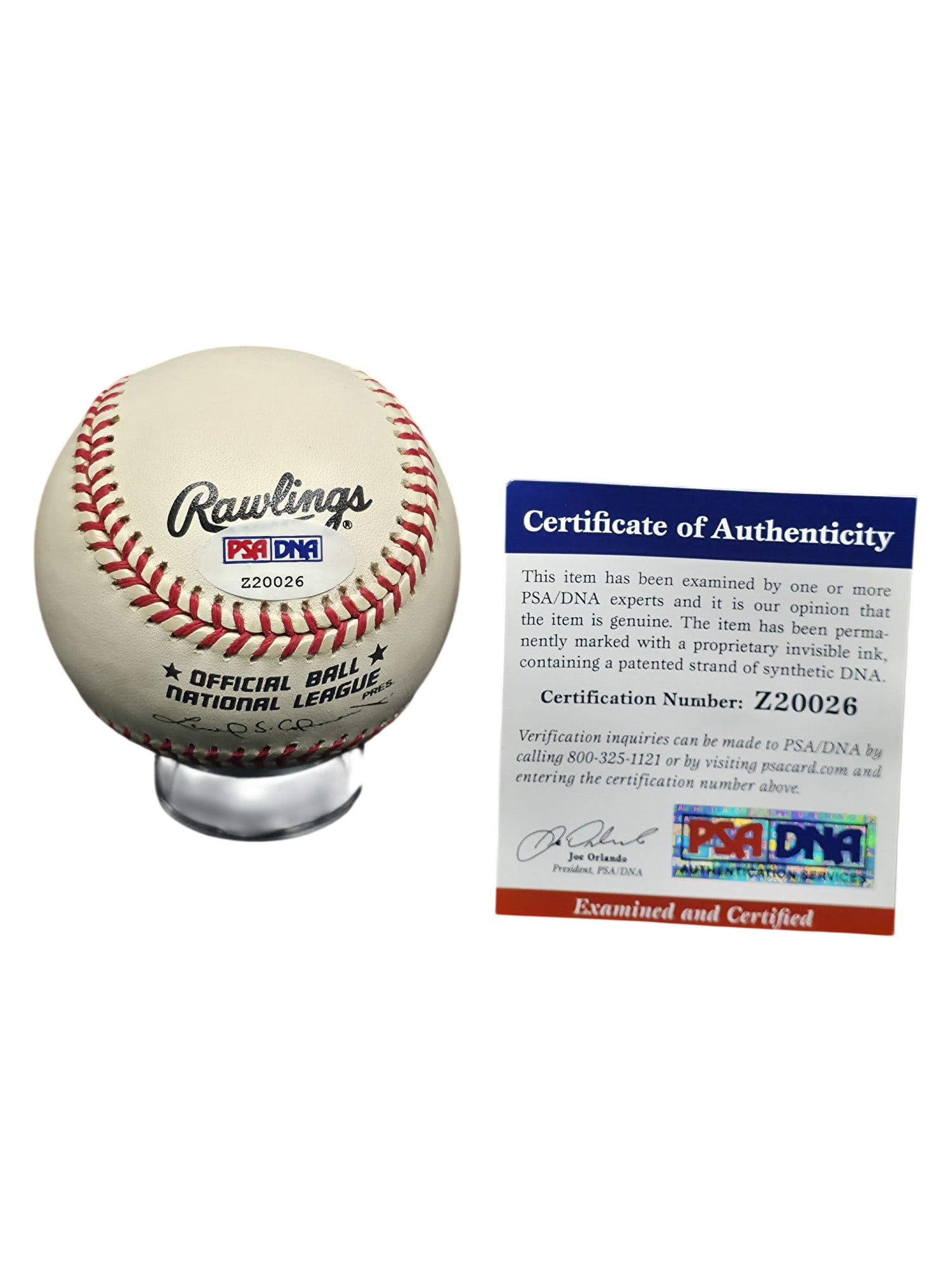 HANK AARON SIGNED BASEBALL PSA AUTHENTICATED - 4