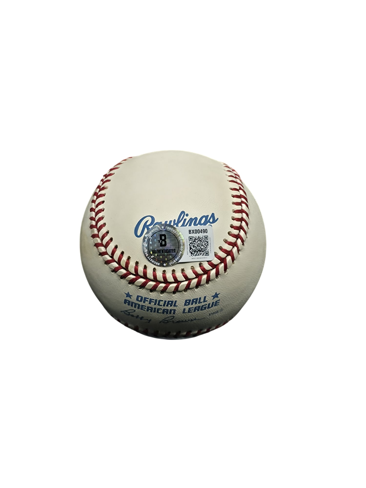 NOLAN RYAN SIGNED BASEBALL BECKETT AUTHENTICATED - 3