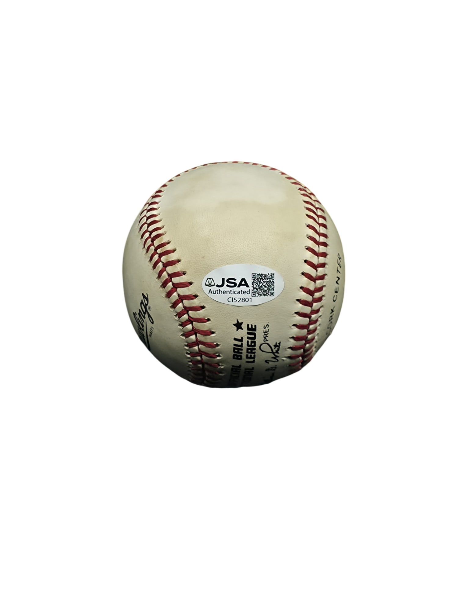 WARREN SPAHN SIGNED BASEBALL JSA AUTHENTICATED - 3