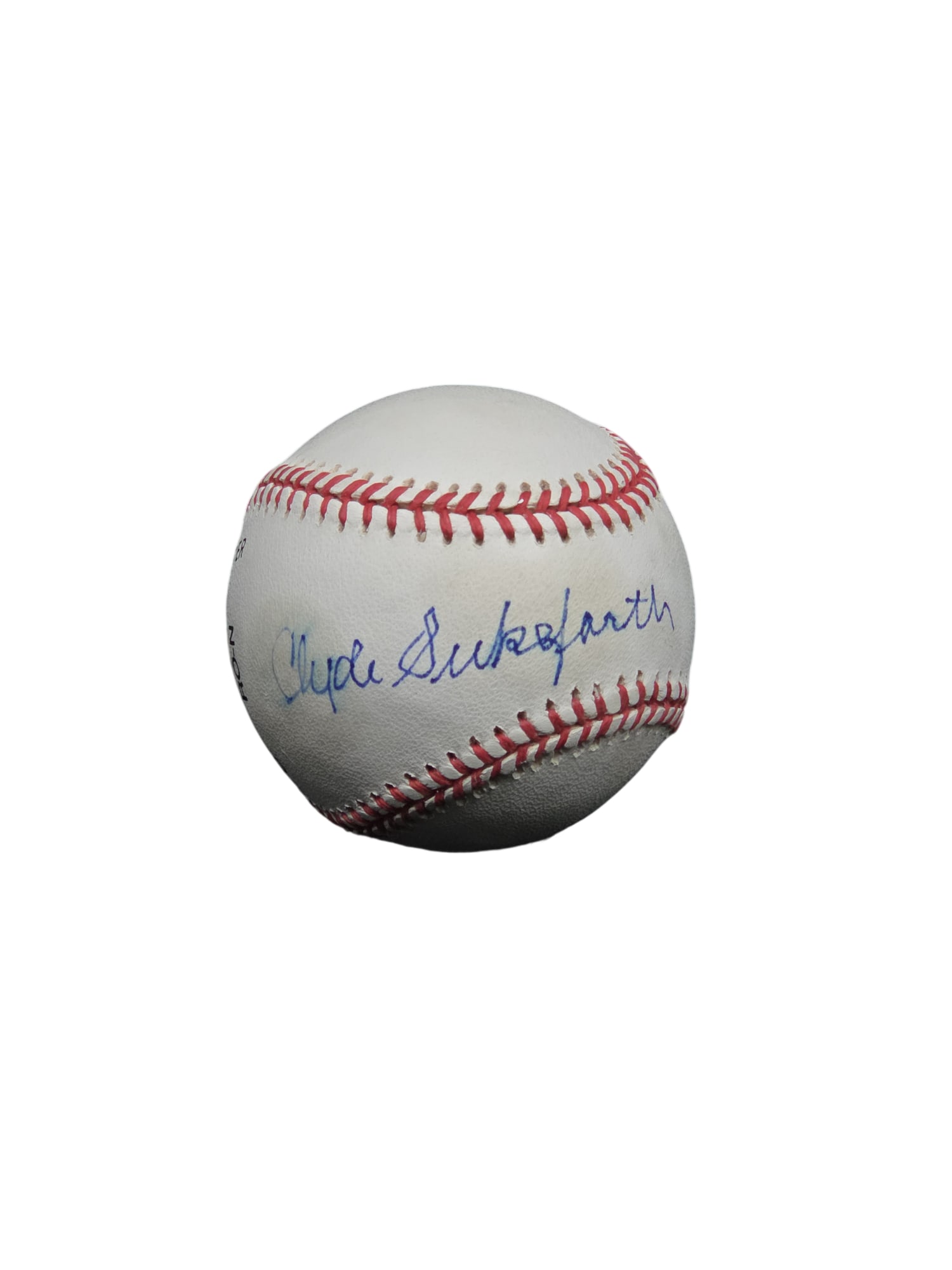 CLYDE SUKEFORTH SIGNED BASEBALL JSA AUTHENTICATED - 2