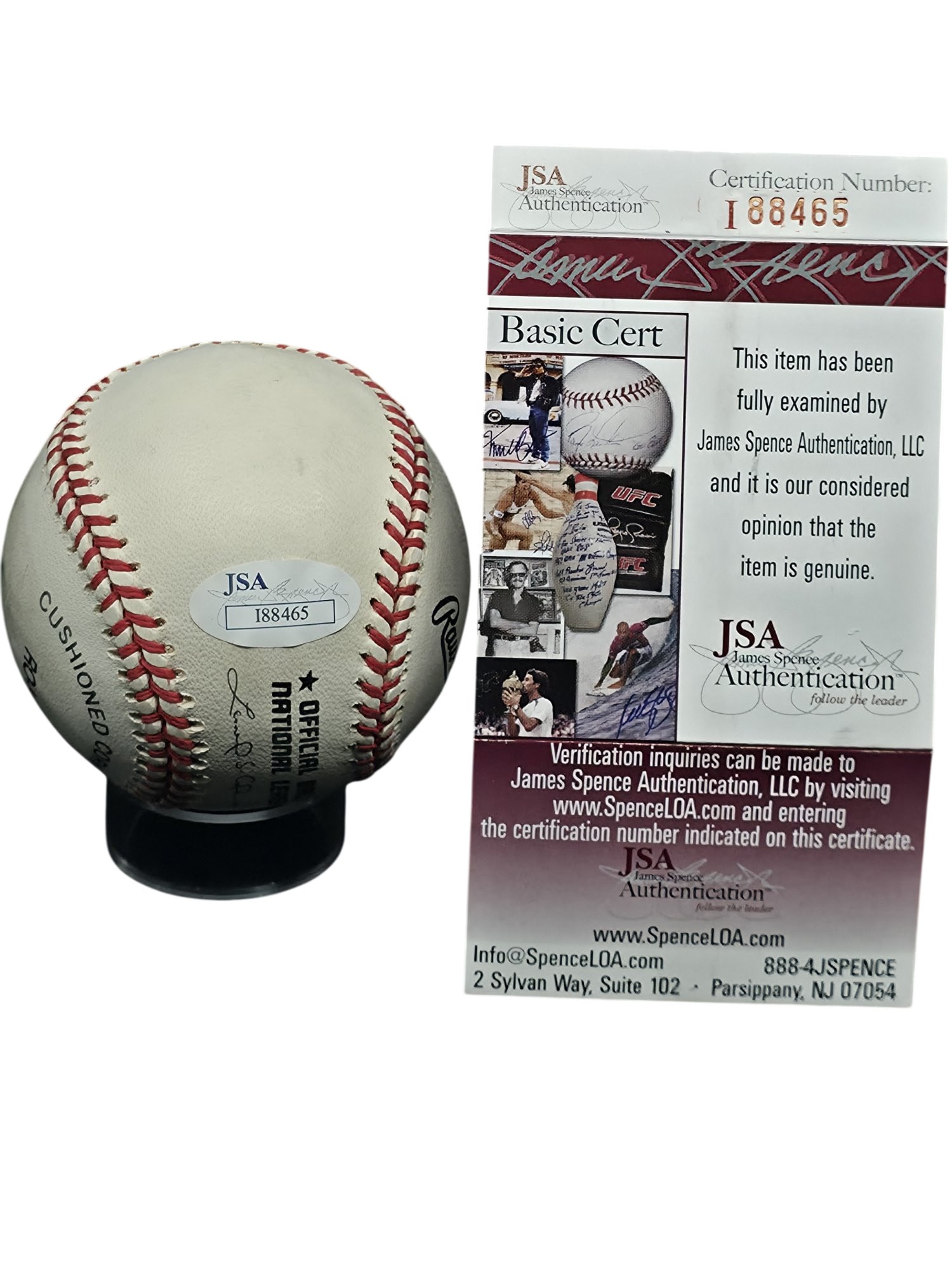 CLYDE SUKEFORTH SIGNED BASEBALL JSA AUTHENTICATED - 4