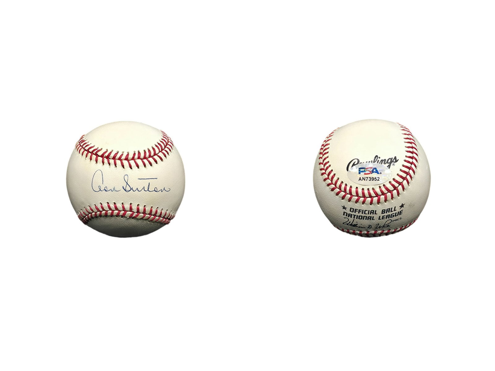 DON SUTTON SIGNED BASEBALL PSA AUTHENTICATED