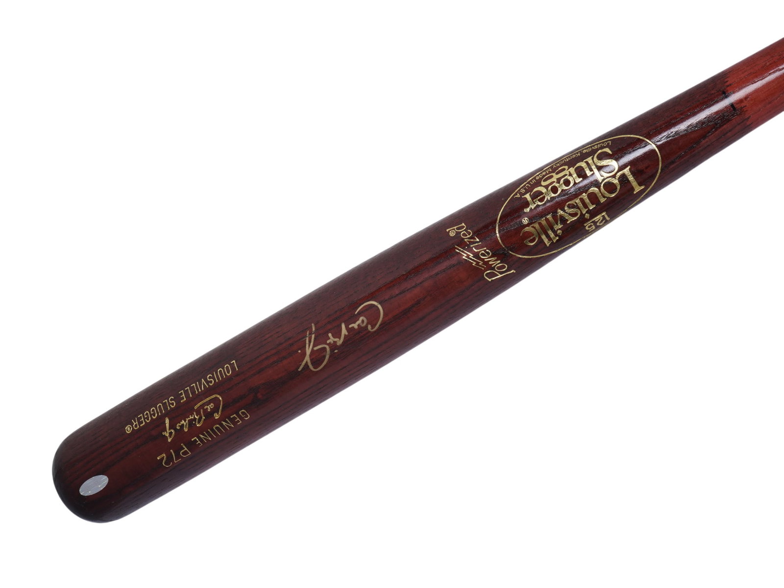 CAL RIPKEN SIGNED BAT W/ JSA AUTHENTICATION: This collectible features a bold, clean signature from the legendary Baltimore Orioles cornerstone and record-breaking "Iron Man," Cal Ripken Jr. Signed prominently across the barrel in sharp