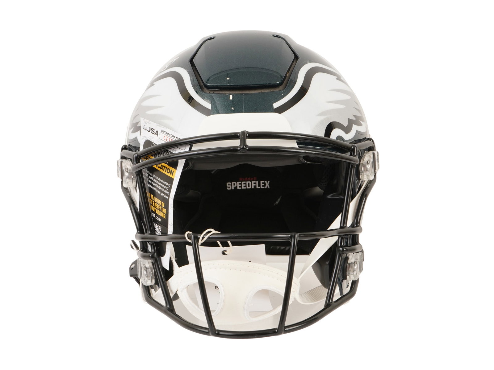 TERRELL OWENS SIGNED EAGLES AUTHENTIC SPEEDFLEX HELMET - 2