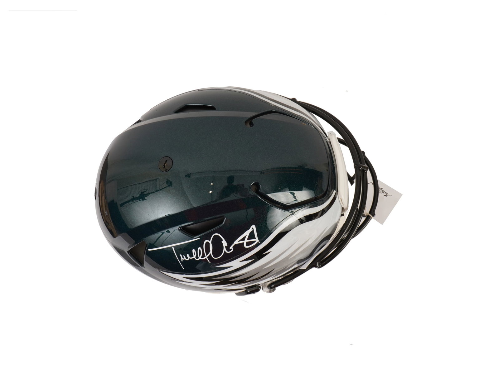 TERRELL OWENS SIGNED EAGLES AUTHENTIC SPEEDFLEX HELMET - 5
