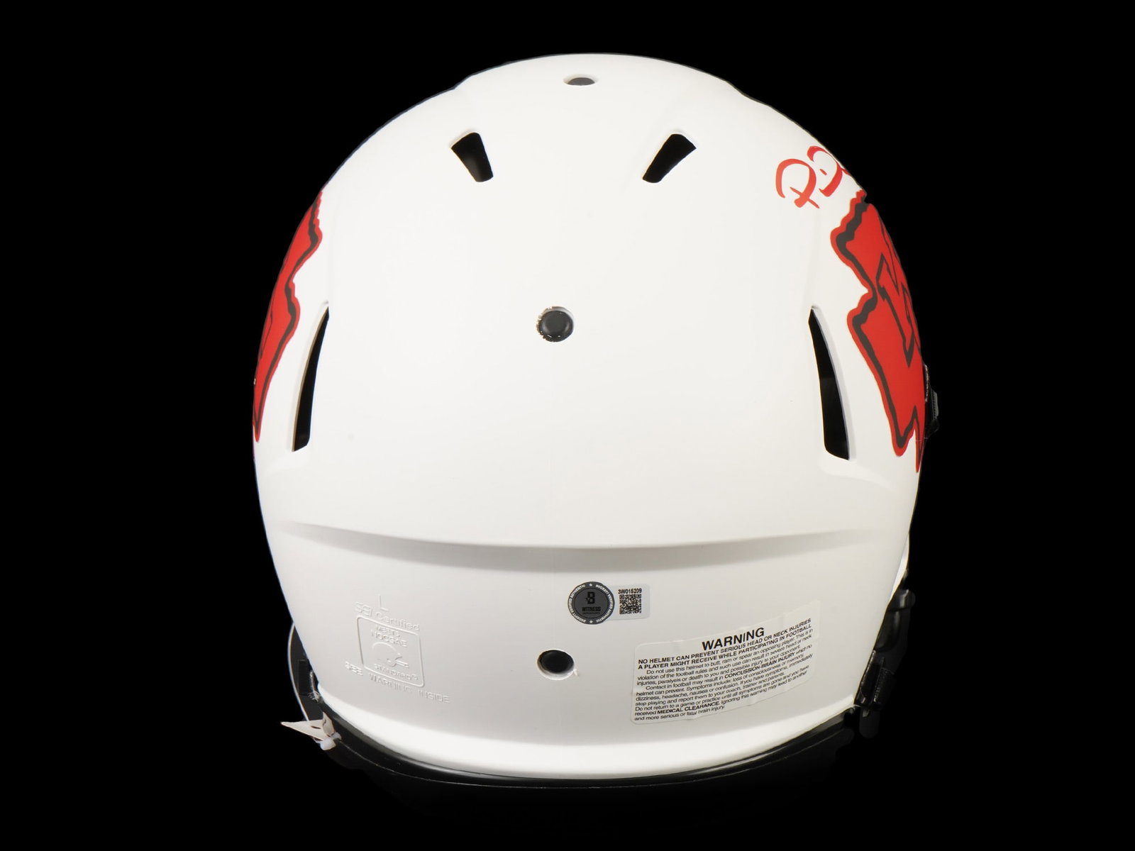 PATRICK MAHOMES SIGNED CHIEFS LUNAR ECLIPSE SPEED HELMET - 4