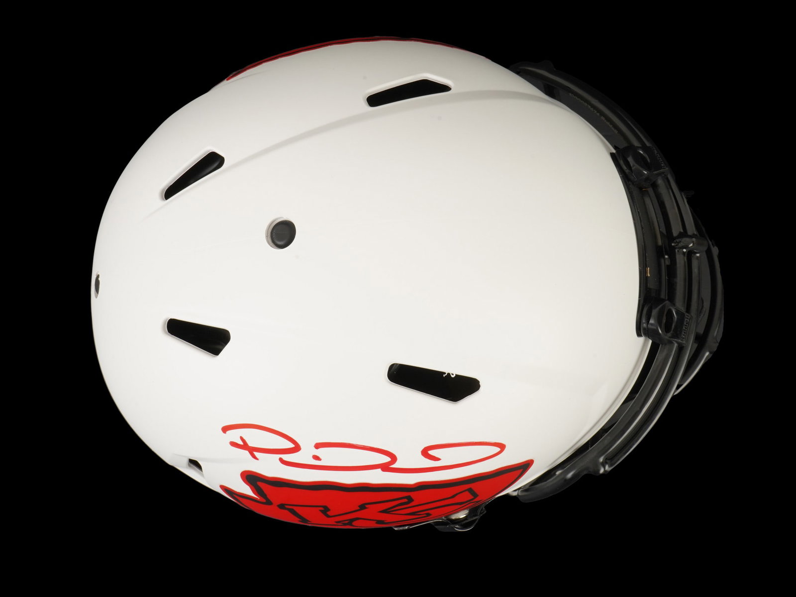 PATRICK MAHOMES SIGNED CHIEFS LUNAR ECLIPSE SPEED HELMET - 5
