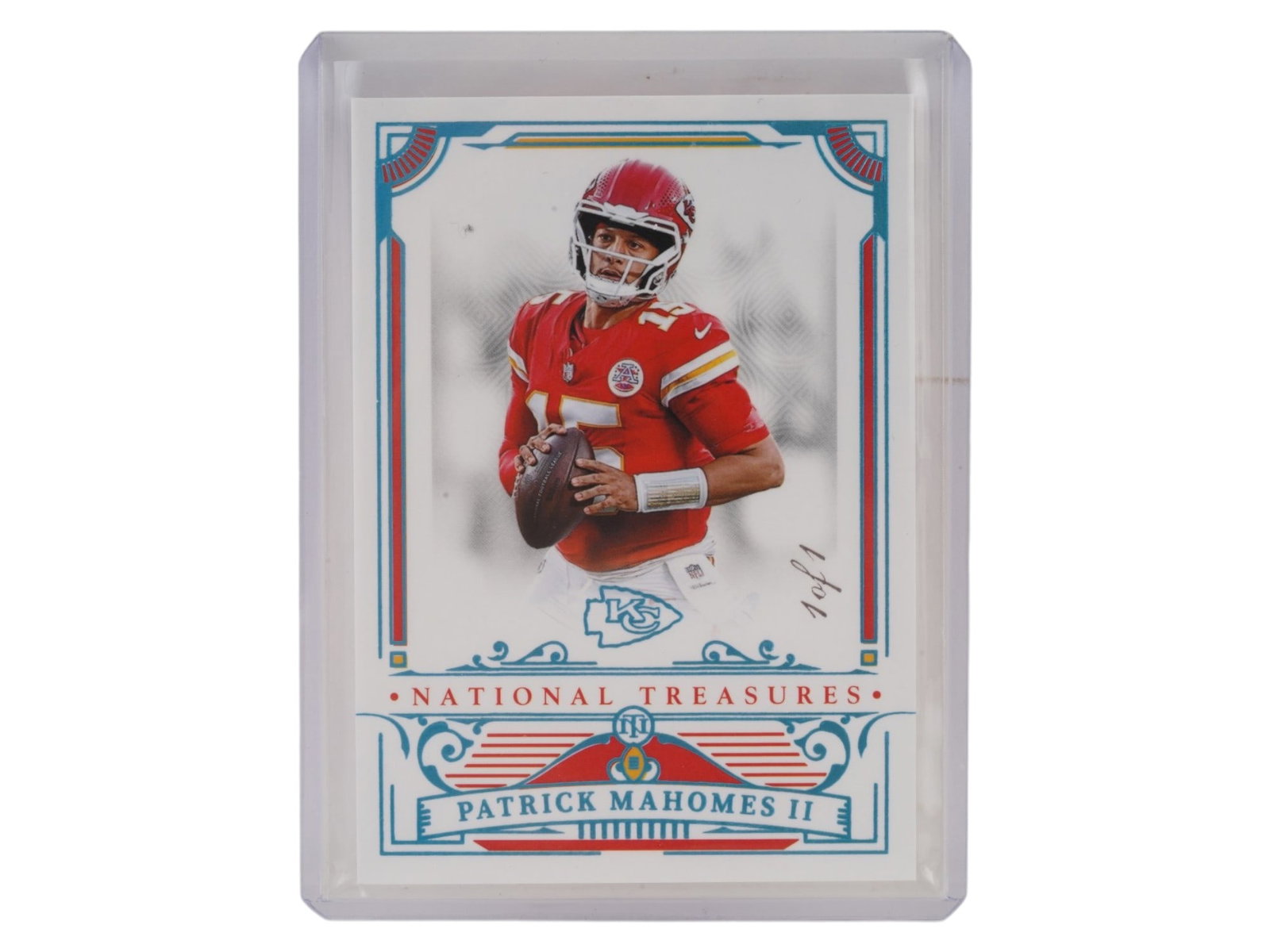 2025 PANINI NATIONAL TREASURES PATRICK MAHOMES 1 OF 1 (1 of 5)