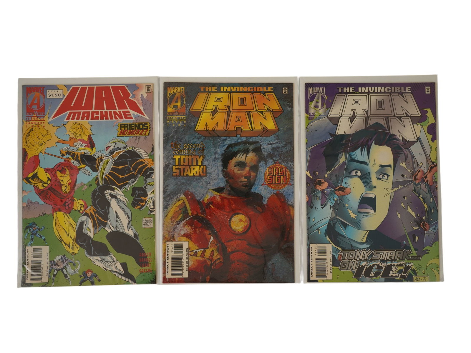 ASSORTED MARVEL IRON MAN COMICS - 3