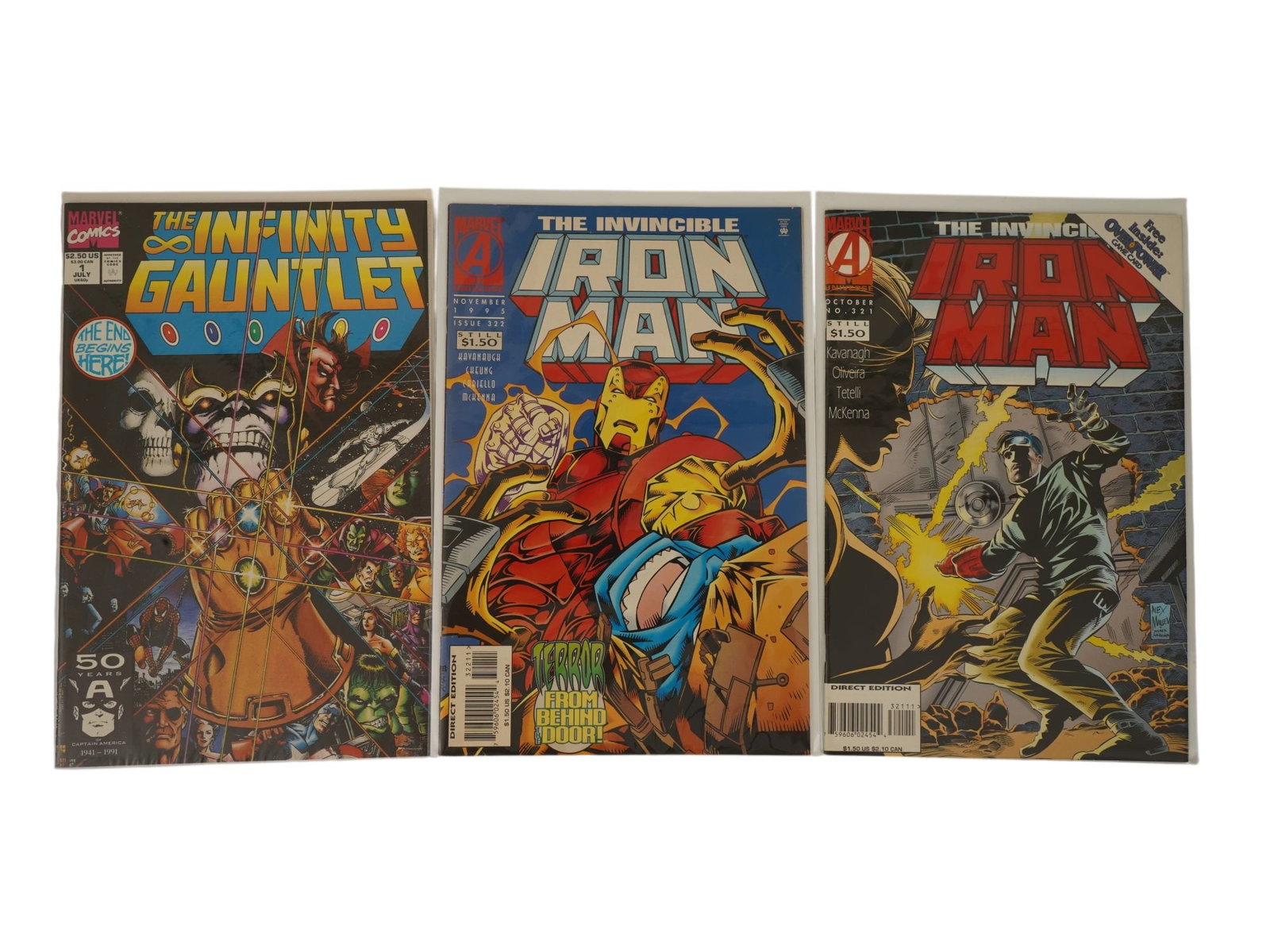 ASSORTED MARVEL IRON MAN COMICS - 4