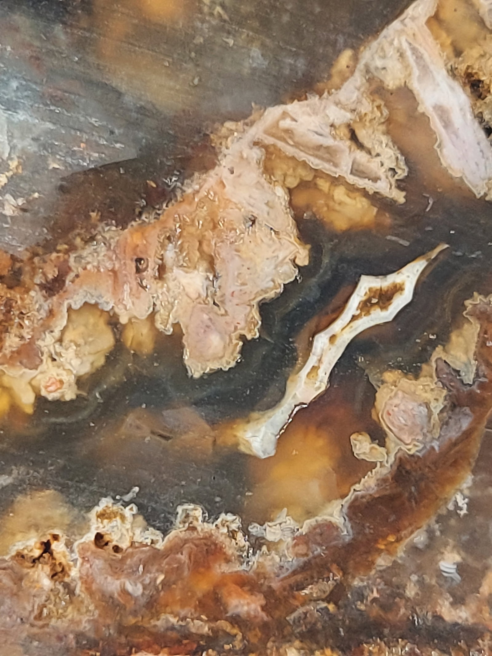 Banded Plume/Moss Agate - 3
