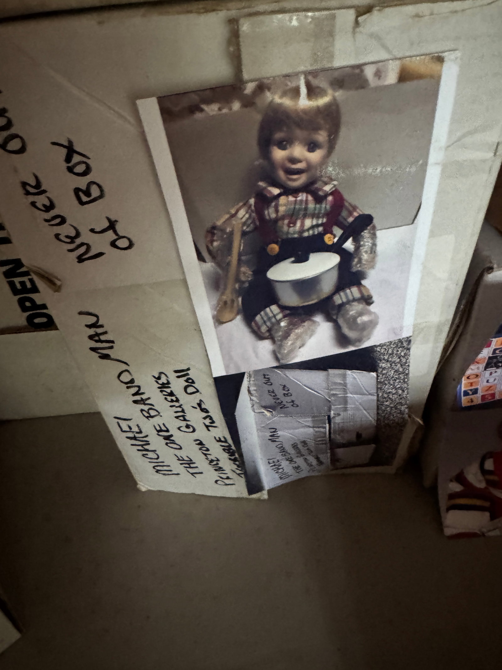 Doll: 12"W8.5"D8"H