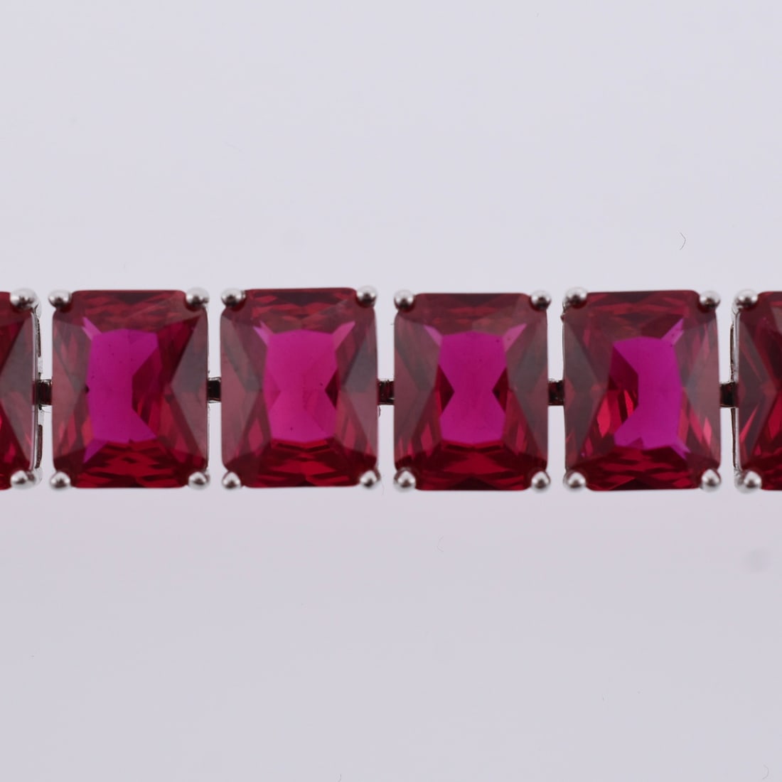 61.5ctw Ruby Tennis Bracelet - 2