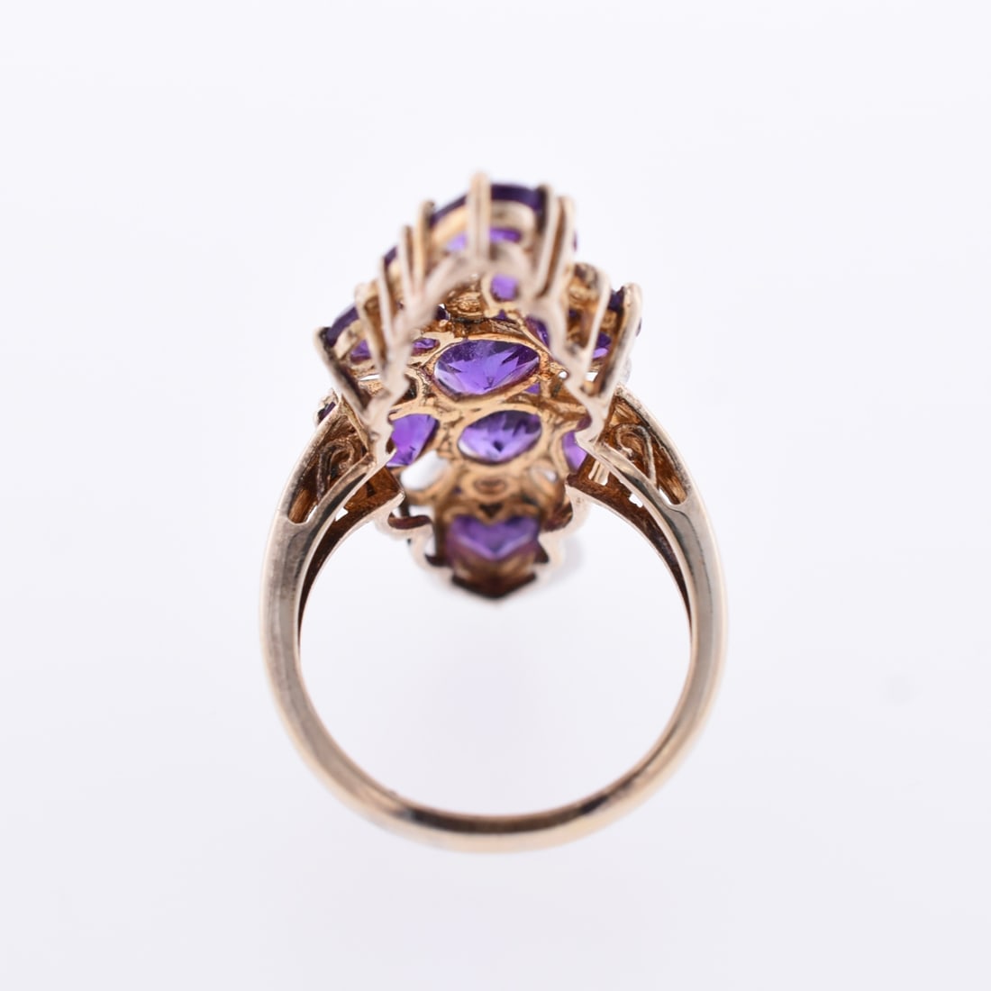 Amethyst Cluster Statement Ring - 3