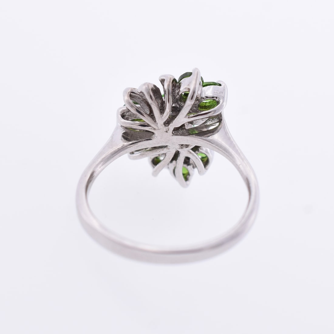 Chrome Diopside Grape Bunch Ring - 3