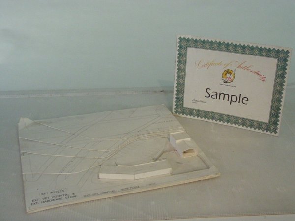 TERMINATOR 3 Architectural Set Model "Vet Hospital: TERMINATOR 3 Architectural Set Model "Vet Hospital/Hardware Store"
