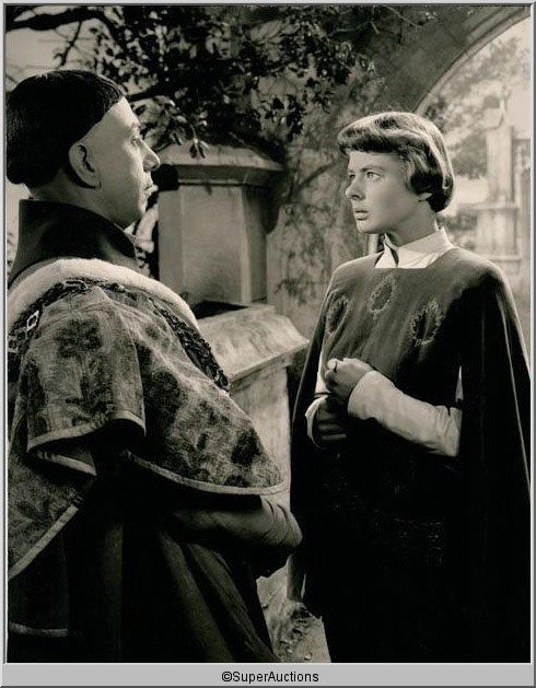 Ingrid Bergman Photographs & Press Release: Ingrid Bergman from The Max Factor Collection / (6) 8 x 10 Black & White Photographs Taken while Ingrid Is Receiving the Famous "Bergman Bob" Haircut / (4) 8 x 10 Black & White Production Stills / (1)